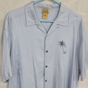 JoS A Bank Sz XL Blue Short Sleeve